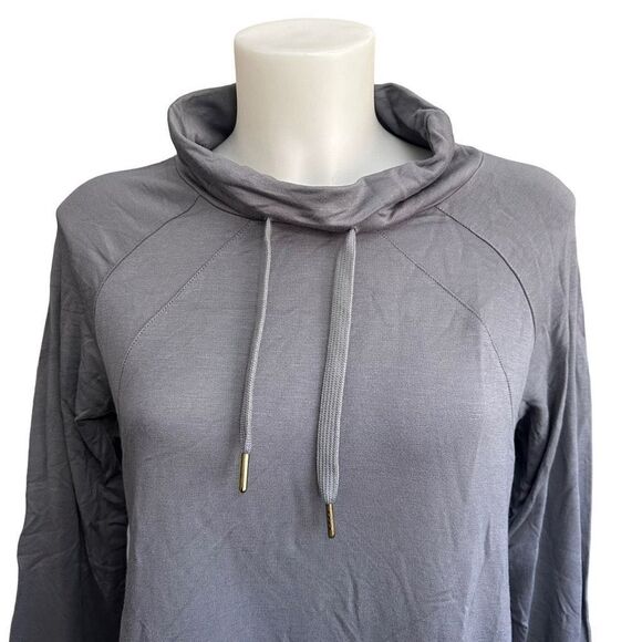 Koolaburra by Ugg Gray Cowl Neck Stretchy Pullover Sweater Loungewear sz Small - Picture 2 of 10